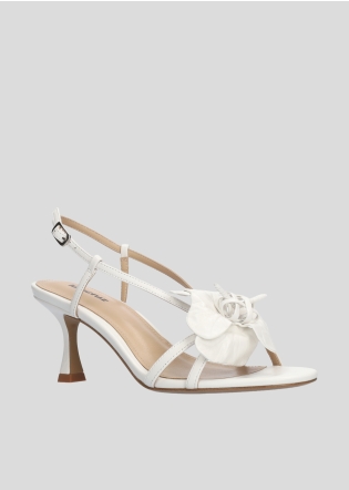 Sandalias Tacon LOLA CRUZ Mod.035Z13BK blanco