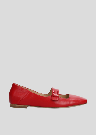 Bailarinas LOLA CRUZ Mod.083Z13BK rojo