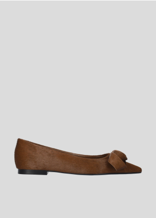 LOLA CRUZ Ballerinas Mod. 087Z90BK tan