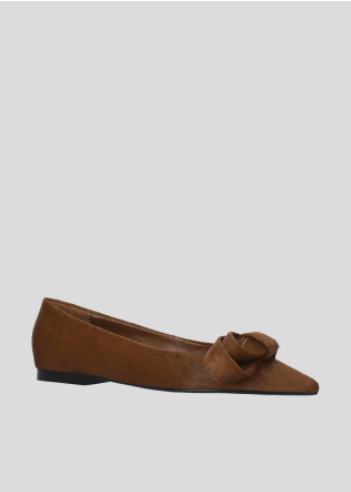 LOLA CRUZ Ballerinas Mod. 087Z90BK tan