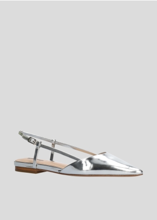 Zapatos planos LOLA CRUZ Mod.109Z17BK plata