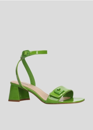 Sandalias Tacon LOLA CRUZ Mod.312Z20BK pistacho