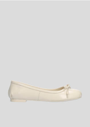 Zapatos planos LOLA CRUZ Mod.079Z13BK off white