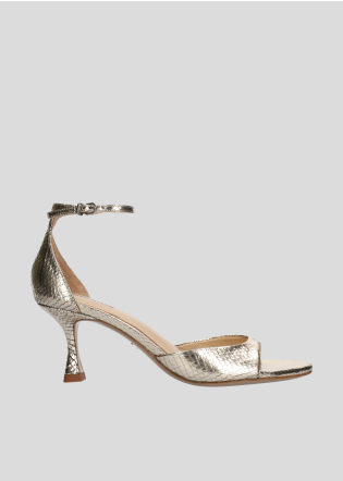 Sandalias Tacon LOLA CRUZ Mod.229Z51BK platino