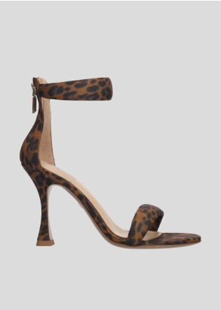 Sandalias Tacon LOLA CRUZ Mod.152Z73BK leopardo