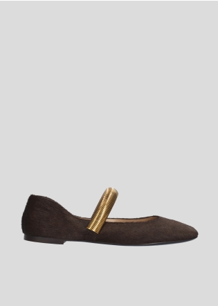 Bailarinas LOLA CRUZ Mod.079Z90BK marron