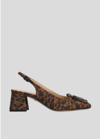 Zapatos de salón LOLA CRUZ Mod.082Z73BK leopardo