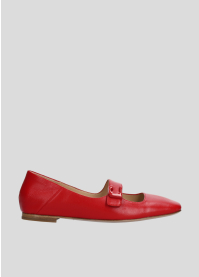 Bailarinas LOLA CRUZ Mod.083Z13BK rojo