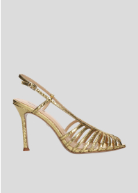 Sandalias Tacon LOLA CRUZ Mod.133Z51BK oro