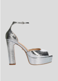 Sandalias Tacon LOLA CRUZ Mod.226P51BK plata