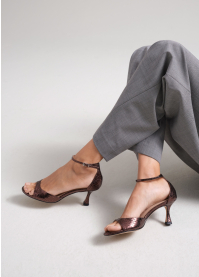 Sandalias Tacon LOLA CRUZ Mod.229Z49BK marron