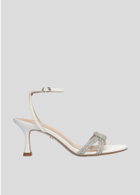 Sandalias Tacon LOLA CRUZ Mod.265Z13BK blanco