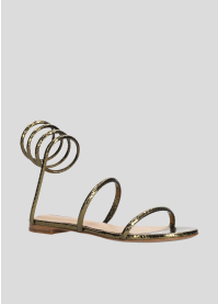 Sandalias Planas LOLA CRUZ Mod.343Z51BK verde kaki