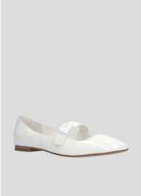 Zapatos planos LOLA CRUZ Mod.083Z20BK blanco