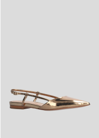 Zapatos planos LOLA CRUZ Mod.109Z17BK bronce