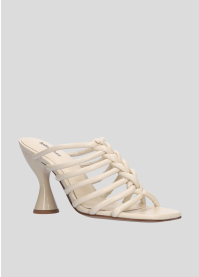 Sandalias Tacon LOLA CRUZ Mod.202Z13BK off white