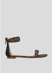 Sandalias Planas LOLA CRUZ Mod.153Z73BK leopardo