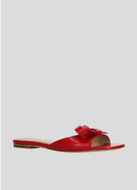 Mules LOLA CRUZ Mod.197Z13BK rojo
