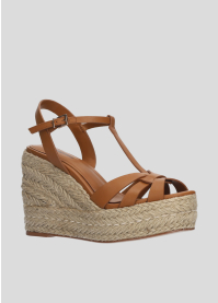 Sandalias de Plataforma LOLA CRUZ Mod.308P10BK cuero