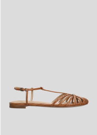 Sandalias Planas LOLA CRUZ Mod.138Z59BK cuero