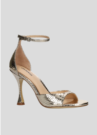 Sandalias Tacon LOLA CRUZ Mod.230Z51BK platino