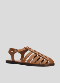 Sandalias Planas LOLA CRUZ Mod.169Z10BK cuero