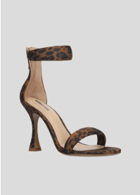 Sandalias Tacon LOLA CRUZ Mod.152Z73BK leopardo