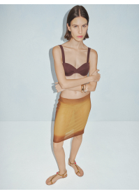 Sandalias Planas LOLA CRUZ Mod.207Z17BK ocre